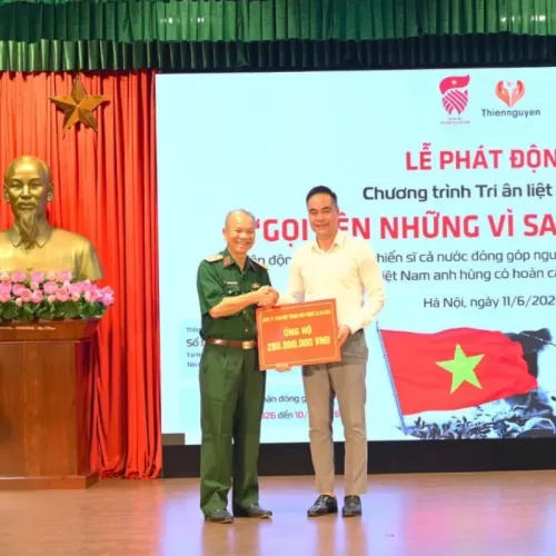 Công ty Thuốc lá Sài Gòn chung tay đóng góp cho chương trình tri ân liệt sĩ "Gọi tên những vì sao đất nước" năm 2026